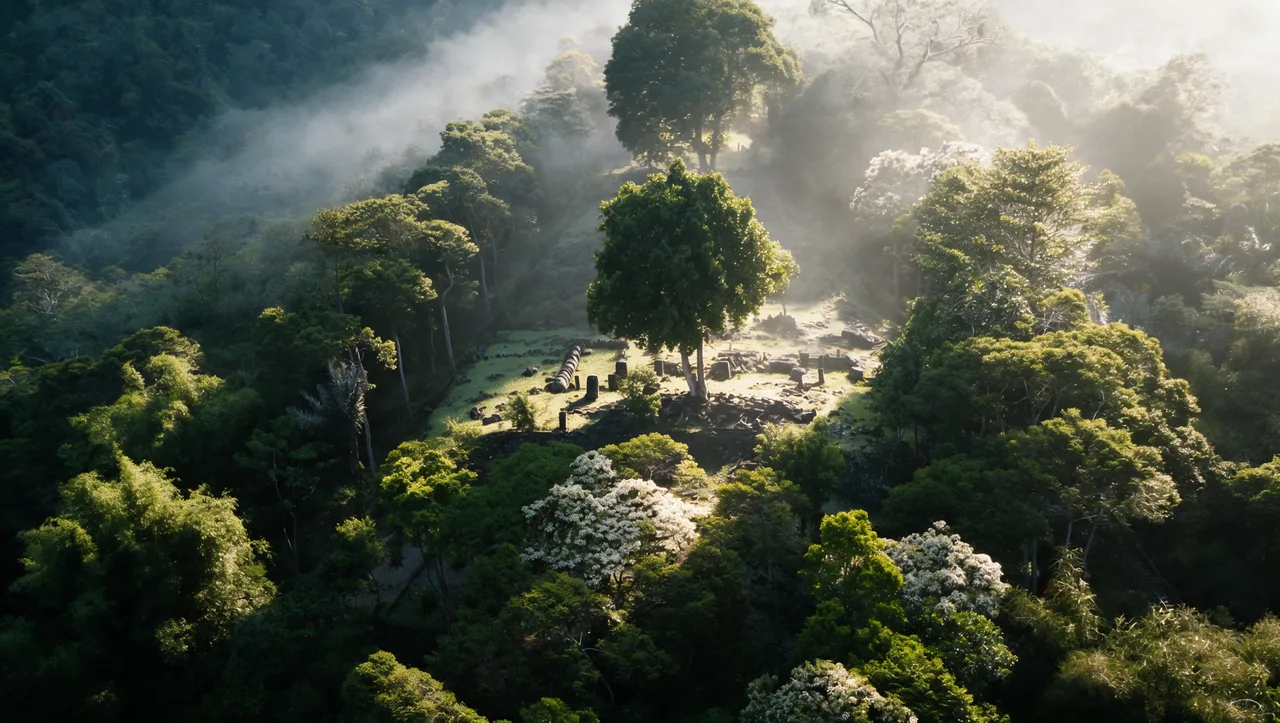 Final keyframe, the terraces from above